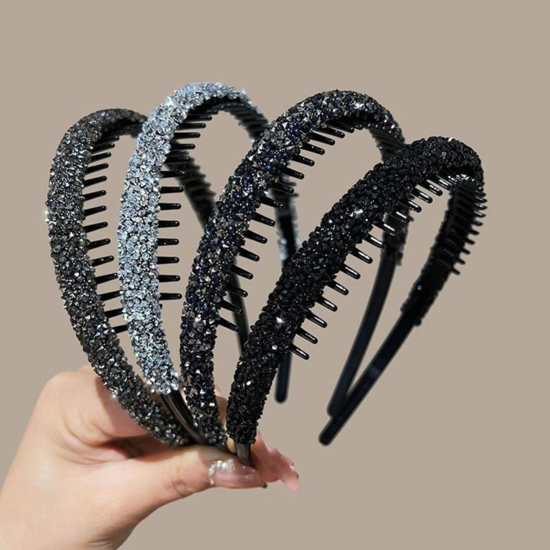 Wholesale Retro simple French style all-match outdoor face washing sponge headband for women